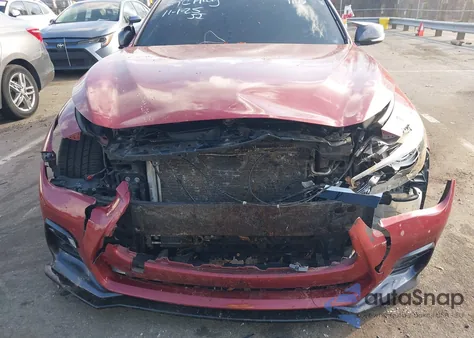 2015 Infiniti Q50 Premium/Sport from USA, damaged, VIN JN1BV7AR7FM396545